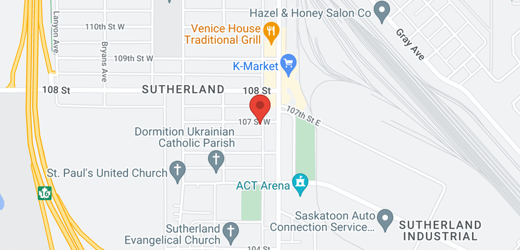 map of 101A 107th ST W